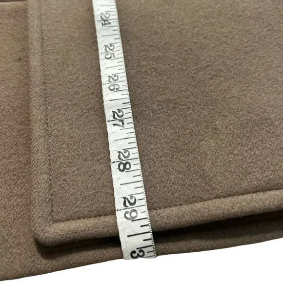 Vintage David Brooks Ltd Tan Taupe 100% Wool Blazer size 6 Light Academia 80s - Picture 10 of 11